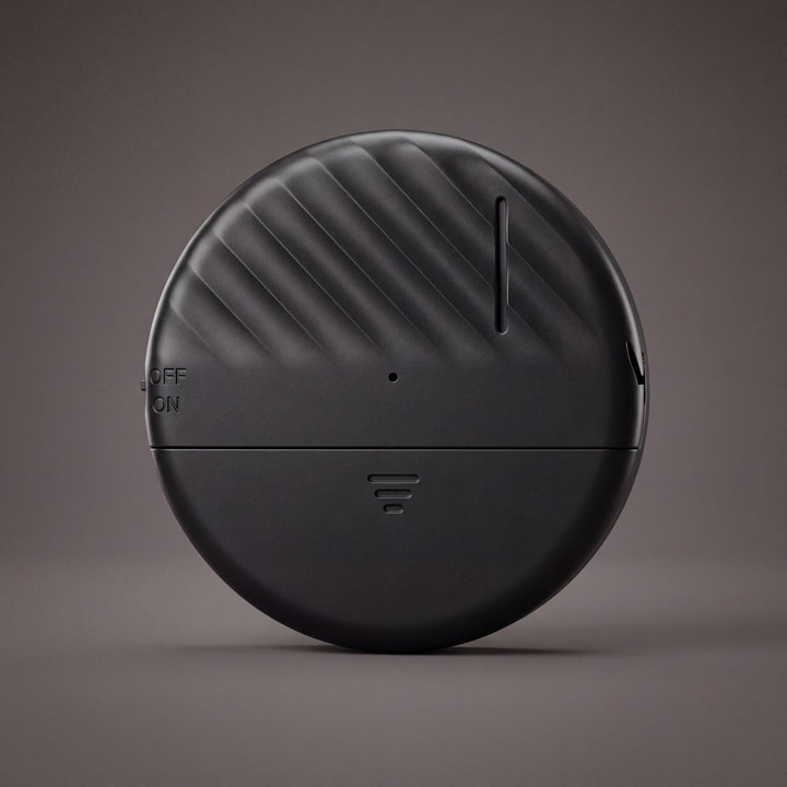 Black door alarm, representative product photograph
